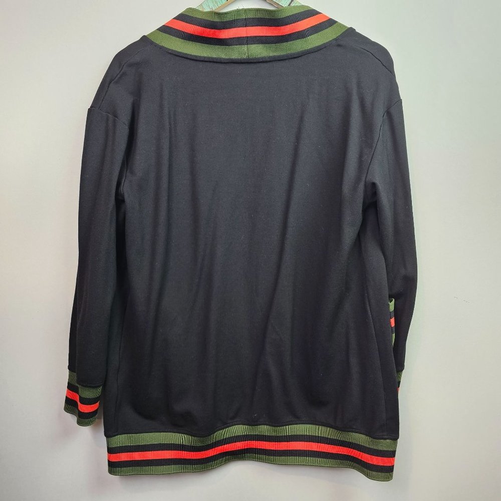 Haute Shore Black Cody Open Front Double Pocket Cardigan, Sz O/S, NWOT - Picture 8 of 8